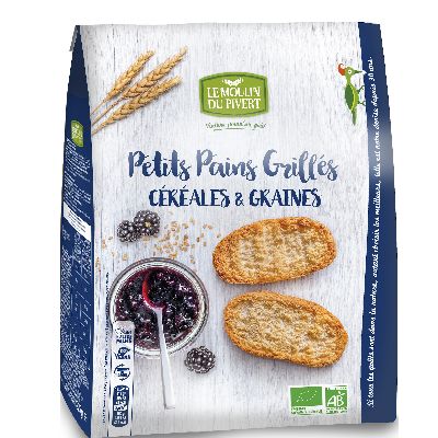 Petits Pains Grilles Cereales 225g