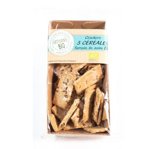 Crackers 3 Cereales Sarra.Lin.Flocons Avoi 60 G