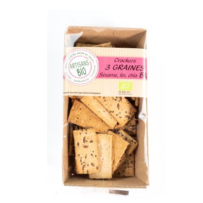 Crackers 3 Graines Sesame Lin Chia 60 G