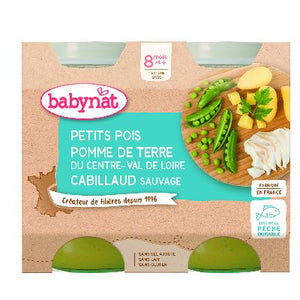 Ppot Petits Pois Pdt Cabillaud** 2x200g