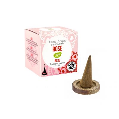 Encens Rose Naturelle Cones