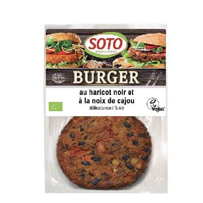 Burger Haricot Noir Et Noix De Cajou 160 G