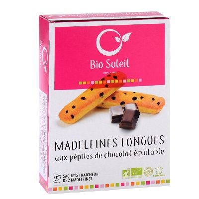Madeleines Longues Chocolat 165g Alpes Biscui